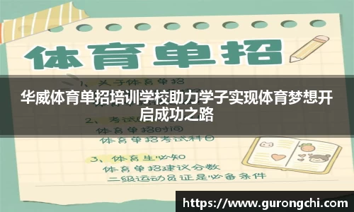华威体育单招培训学校助力学子实现体育梦想开启成功之路
